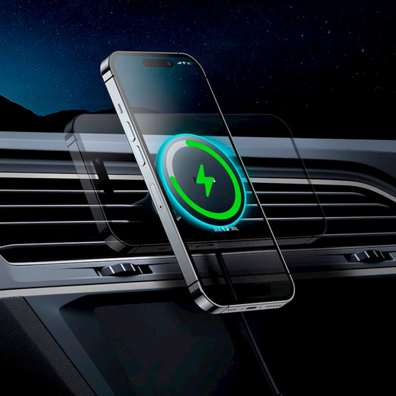 Фото Автотримач BASEUS CW01 Magnetic Wireless Charging Car Mount 40W Claw Edition Black (C40141000111-01)