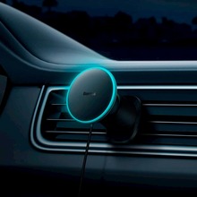Автотримач BASEUS CW01 Magnetic Wireless Charging Car Mount 40W Claw Edition Black (C40141000111-01)