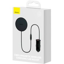 Автотримач BASEUS CW01 Magnetic Wireless Charging Car Mount 40W Claw Edition Black (C40141000111-01)