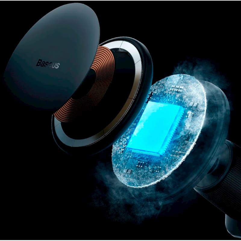 Замовити Автотримач BASEUS CW01 Magnetic Wireless Charging Car Mount 40W Claw Edition Black (C40141000111-01)