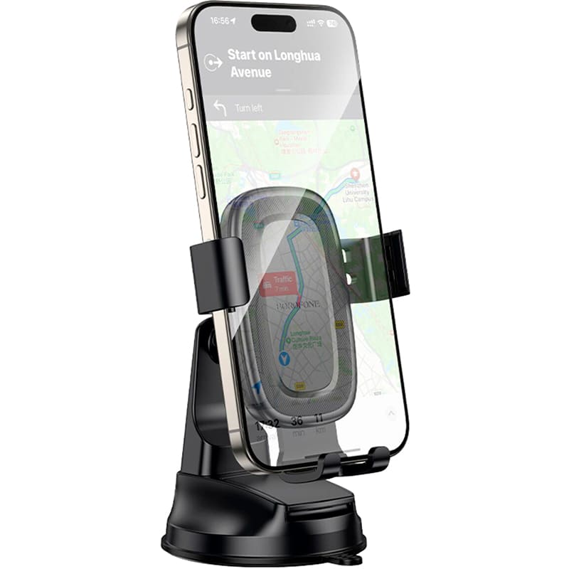 Автоутримувач BOROFONE BH130 Black (6941991121289) Максимальна діагональ екрану, дюймів 7