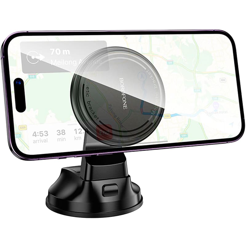 Фото Автоутримувач BOROFONE BH136 Black (6941991121418)