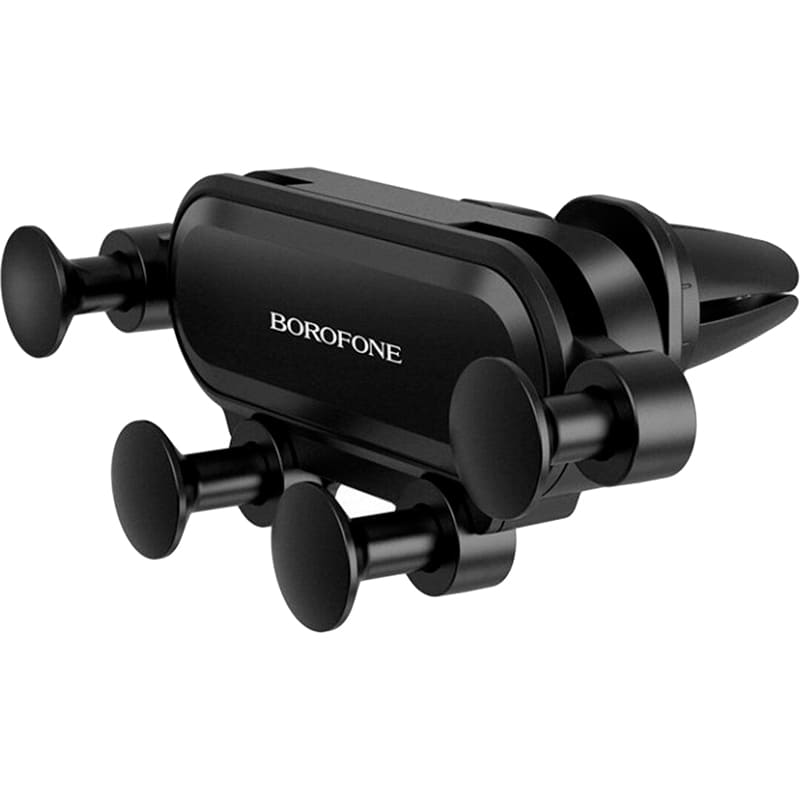 Автоутримувач BOROFONE BH19 Eddie Black (6931474721204) Кріплення на дефлектор