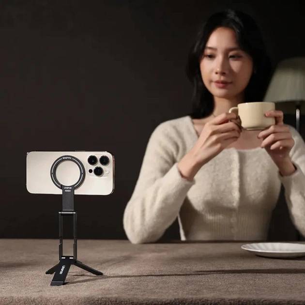Замовити Тримач для смартфону ULANZI VIJIM MA60 Foldable Magnetic Phone Tripod Black (S025)