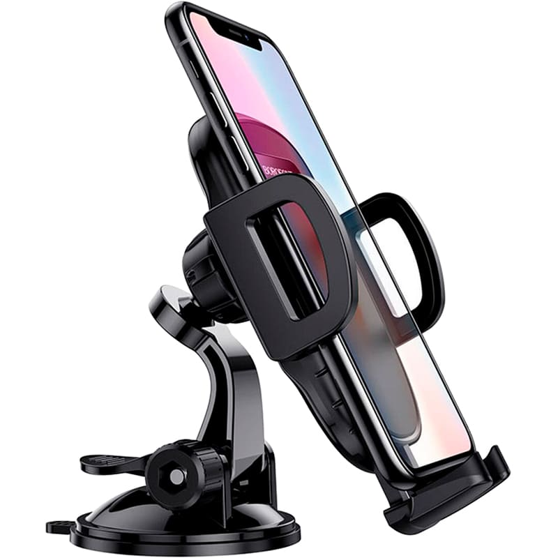 Автоутримувач BOROFONE BH37 Black (6931474738486) Мінімальна діагональ екрану, дюймів 4.7