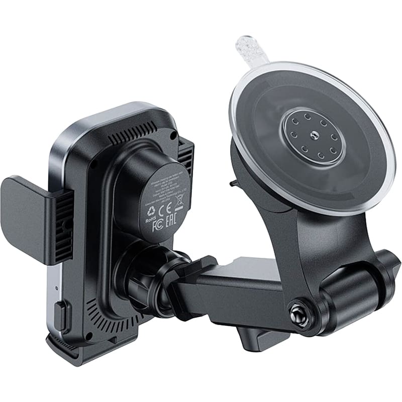 Автоутримувач ACEFAST D53 wireless charging Black (6974316284246) Кріплення універсальне (скло/торпедо)