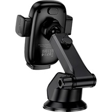 Автоутримувач BOROFONE BH223 Follower wireless fast charg Black (6941991121319)