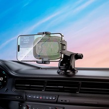 Автоутримувач BOROFONE BH223 Follower wireless fast charg Black (6941991121319)