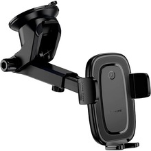 Автоутримувач BOROFONE BH223 Follower wireless fast charg Black (6941991121319)
