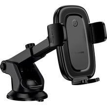 Автоутримувач BOROFONE BH223 Follower wireless fast charg Black (6941991121319)