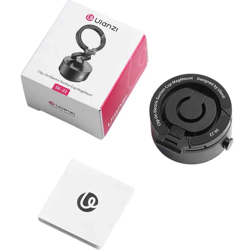 Держатель ULANZI VIJIM SK-22 Electric suction cup bracket for mobile phones Black (M096) Тип держатель (присоска/скотч)