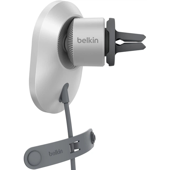 Автодержатель BELKIN Magnetic Qi2 White (WIC008BTGR-V2) Крепление на дефлектор
