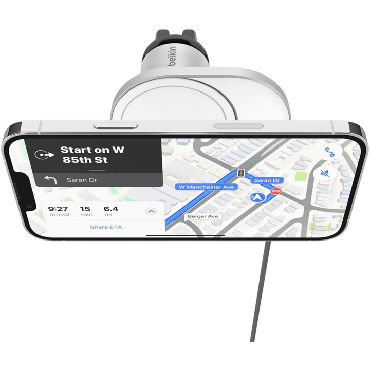 Заказать Автодержатель BELKIN Magnetic Qi2 White (WIC008BTGR-V2)