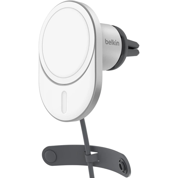 Автодержатель BELKIN Magnetic Qi2 White (WIC008BTGR-V2)