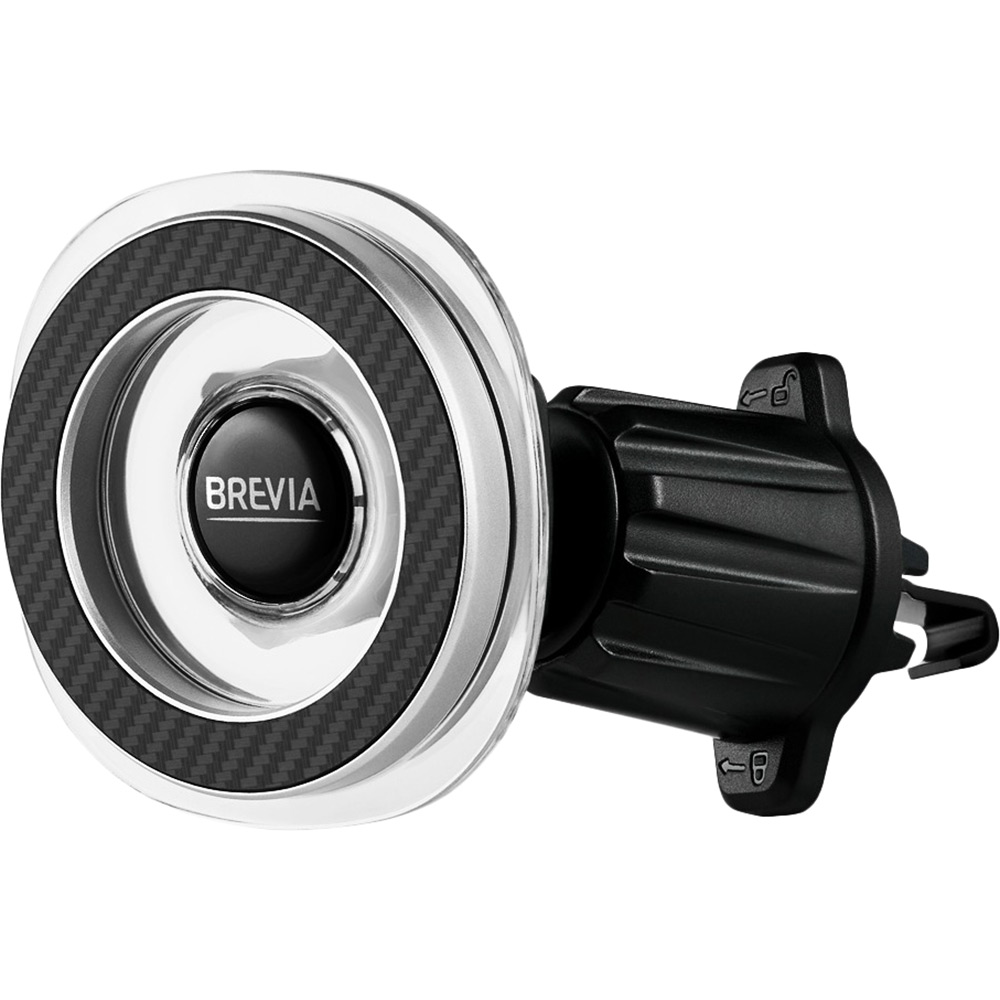 Автотримач BREVIA AirVent Ultra Crystal MagRING Magsafe Black/Clear (48020BR)
