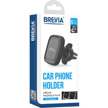 Автоутримувач BREVIA AirClip MagHold Plus Black (48105BR)