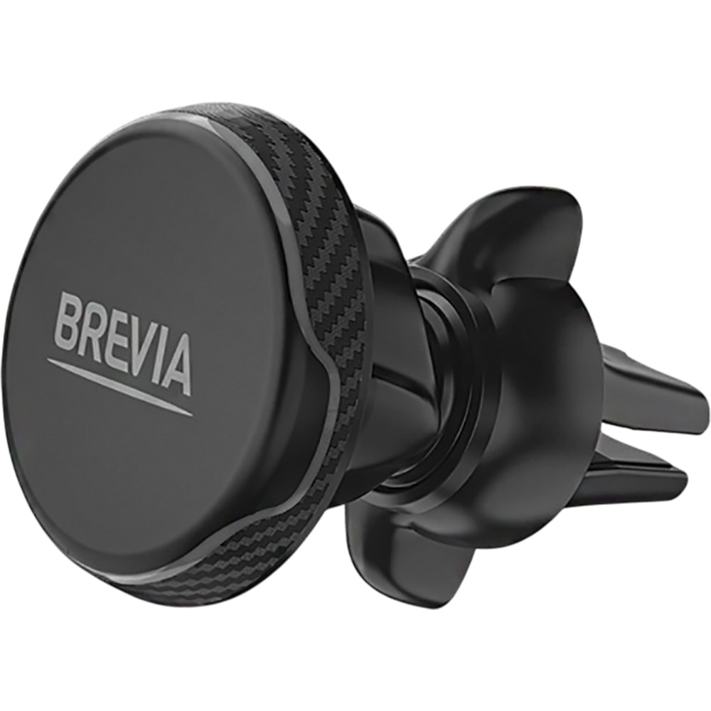 Автоутримувач Brevia AirClip MagButton Black (48200BR) Тип тримач (магніт)