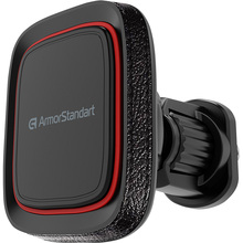 Автодержатель ARMORSTANDART DriveEasy Airvent Leather Black (ARM89001)