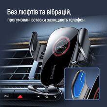 Автотримач COLORWAY ClampSnap Holder Black (CW-CHMH19-BK)