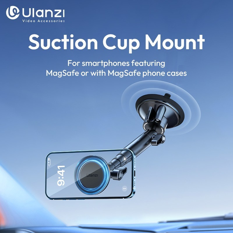 Покупка Утримувач для смартфона Ulanzi Vijim ZJ06 Suction Cup Mount (T117)