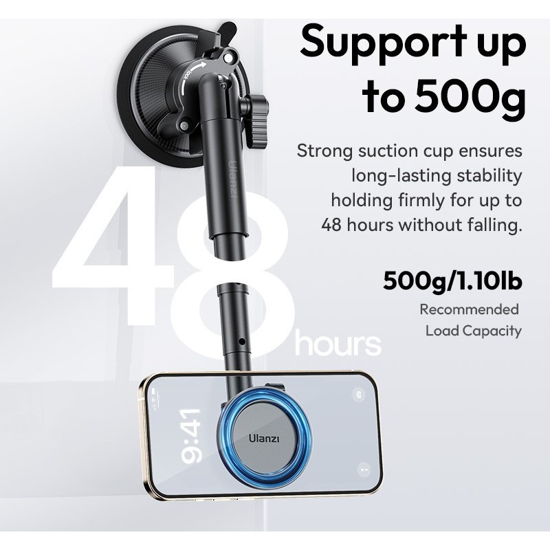 В інтернет магазині Утримувач для смартфона Ulanzi Vijim ZJ06 Suction Cup Mount (T117)