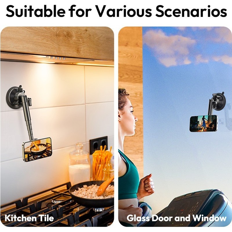 Огляд Утримувач для смартфона Ulanzi Vijim ZJ06 Suction Cup Mount (T117)