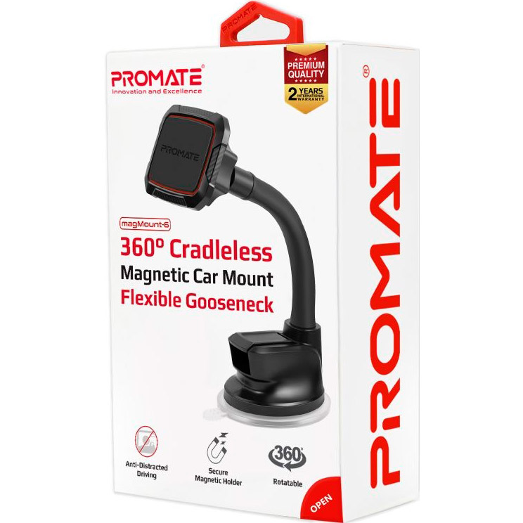 Автомобильный держатель PROMATE magMount-6 Maroon (6959144044453) Тип держатель (магнит)