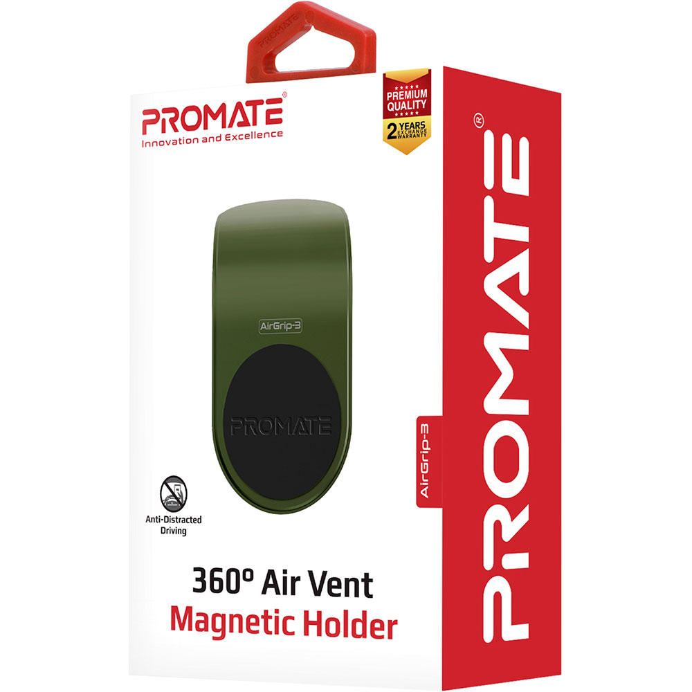 Фото 3 Держатель PROMATE Airgrip-3 Green (airgrip-3.green)