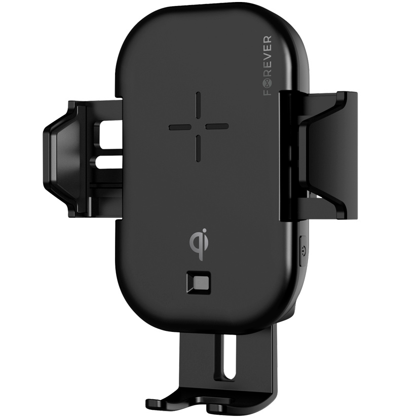 

Держатель FOREVER SMART CAR HOLDER QI WIRELESS CHARGER BLACK (5900495777478), тримач з зарядним пристристроєм