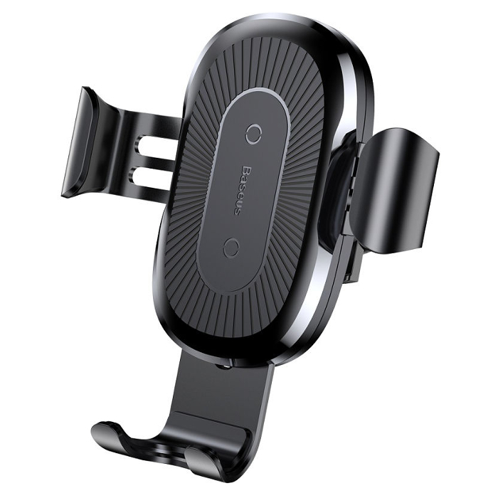 

Держатель BASEUS Wireless Charger Gravity Car Mount Black (WXYL-01), Wireless Charger Gravity Car Mount Чорний