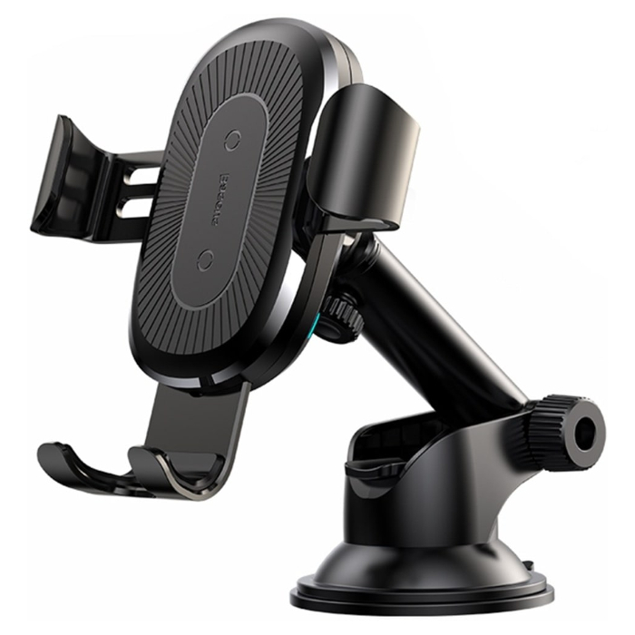 

Держатель BASEUS Wireless Charger Gravity Car Mount Black (WXYL-A01), Wireless Charger Gravity Car Mount Чорний