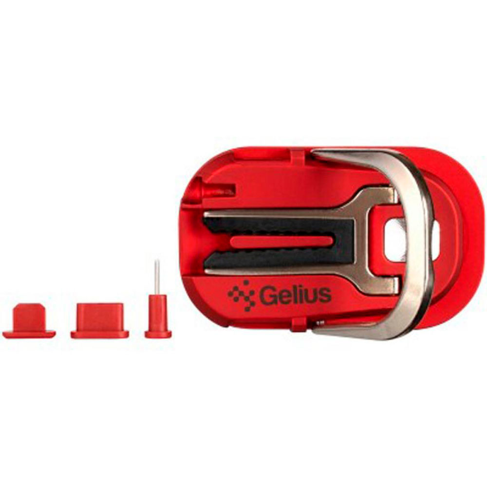 Держатель GELIUS Pro GP-UAH001 Universal 3in1 Air Vent Mount Holder Red Особенности кольцо держатель