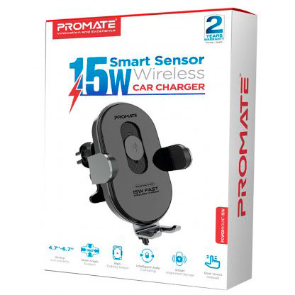 Фото Держатель PROMATE powermount-15w.black