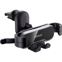 Автодержатель UGREEN LP228 Gravity Air Vent Car Holder With Clip Black (UGR-80871)