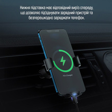 Автодержатель ColorWay Metallic Gravity Air Vent Holder 3 Black (CW-CHG14-BK)