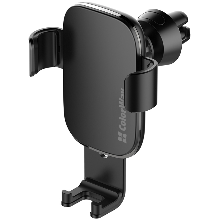 Автодержатель ColorWay Metallic Gravity Air Vent Holder 3 Black (CW-CHG14-BK) Тип держатель (зажим)