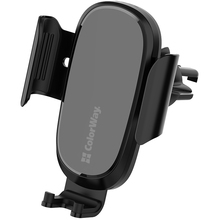 Автотримач ColorWay 15W Air Vent Car Wireless Charger Black (CW-CHAW038Q-BK)