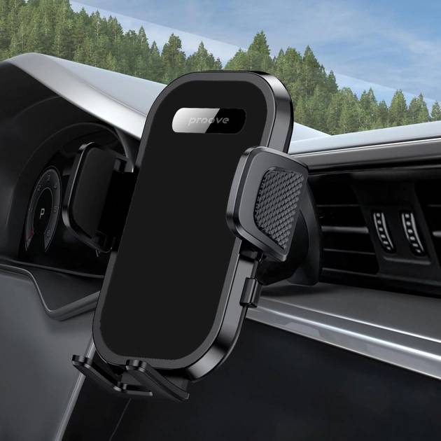 Тримач PROOVE Longway Silicone Air Outlet Car Mount (48406black) Максимальна діагональ екрану, дюймів 6.9