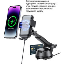 Автоутримувач COLORWAY AutoSense Car Wireless Charger 2 15W (CW-CHAW040Q-BK)