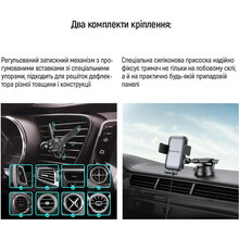 Автоутримувач COLORWAY AutoSense Car Wireless Charger 2 15W (CW-CHAW040Q-BK)