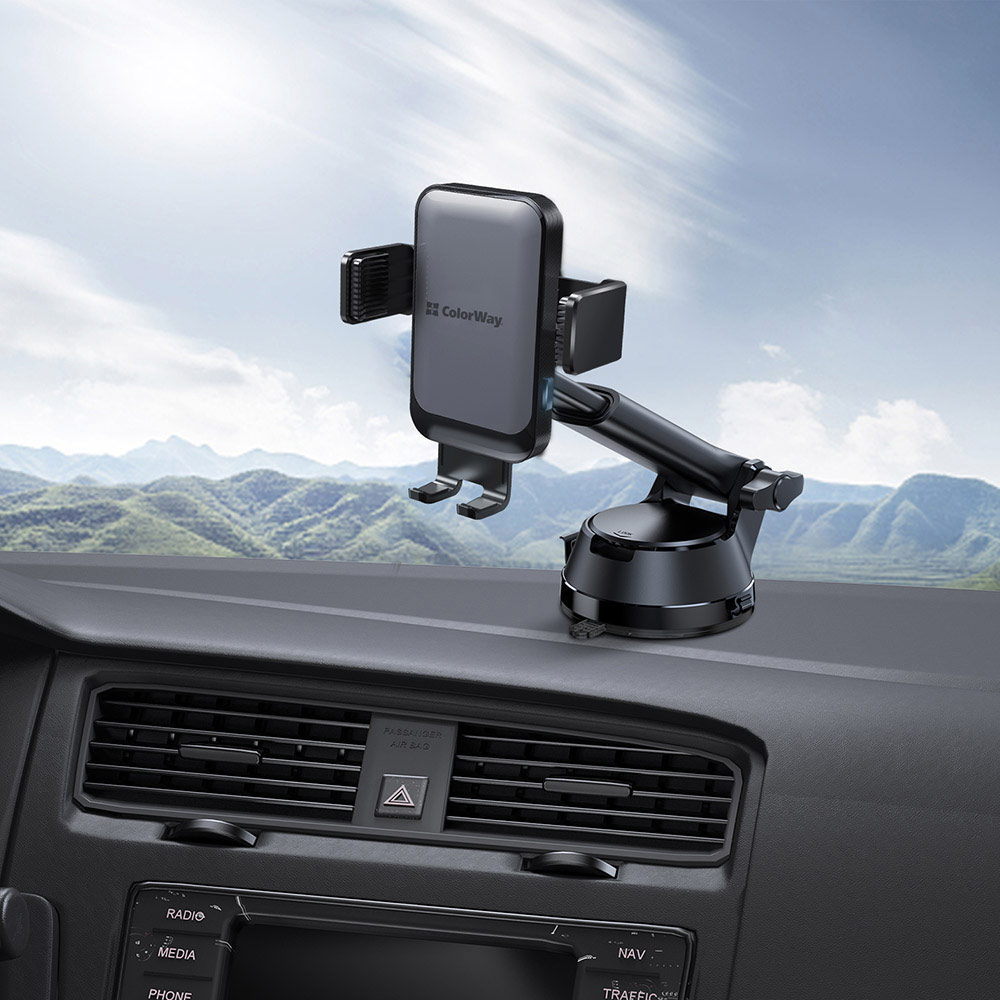 Фото 16 Автоутримувач COLORWAY AutoSense Car Wireless Charger 2 15W (CW-CHAW040Q-BK)