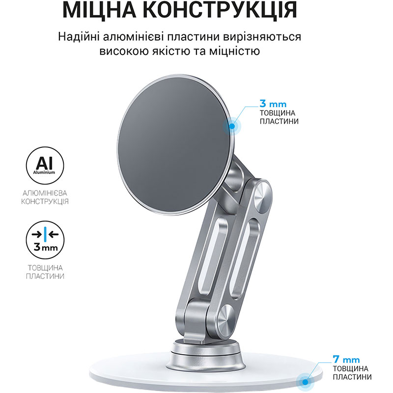 Держатель OFFICEPRO MS760S Aluminium Alloys Silver Особенности регулировка наклона