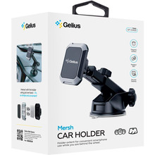 Автоутримувач GELIUS Mersh GP-CH023 Magnetic Black (00000099054)