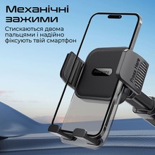 Автоутримувач Promate TransHold-EXT Black (transhold-ext)