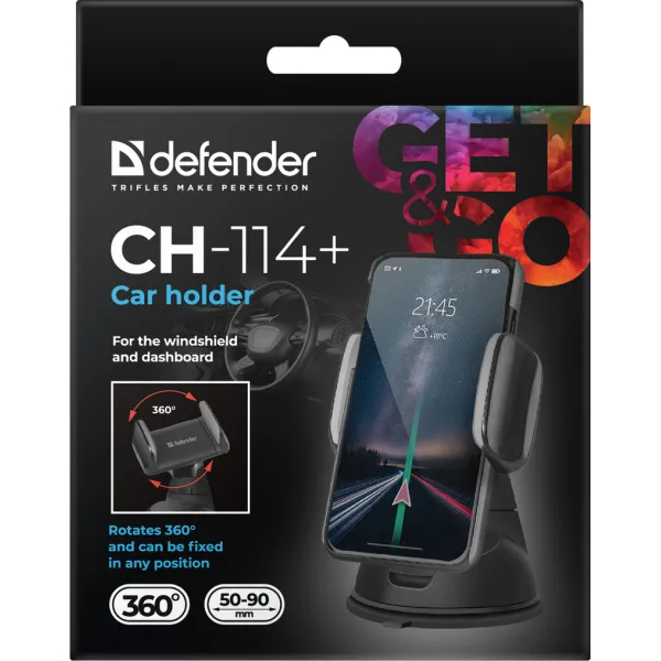 Заказать Держатель DEFENDER CH-114+ Black (29114)