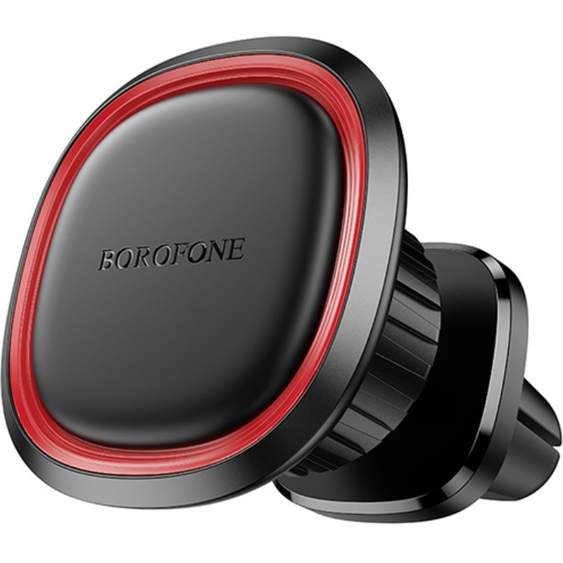 Тримач BOROFONE BH124 Roman magnetic car holder Black Red (6941991119545)