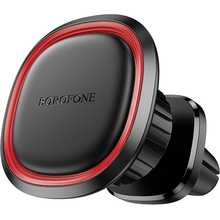 Тримач BOROFONE BH124 Roman magnetic car holder Black Red (6941991119545)