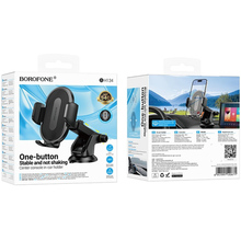 Тримач BOROFONE BH134 Rio push-type car holder Black (6941991120671)