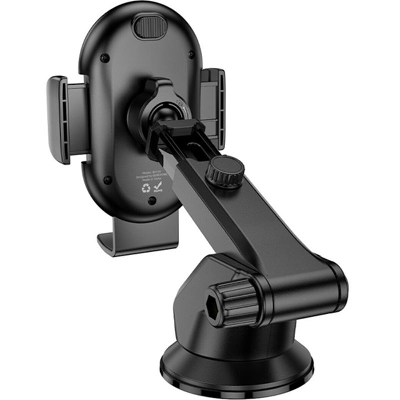 Тримач BOROFONE BH134 Rio push-type car holder Black (6941991120671) Тип тримач (зажим)