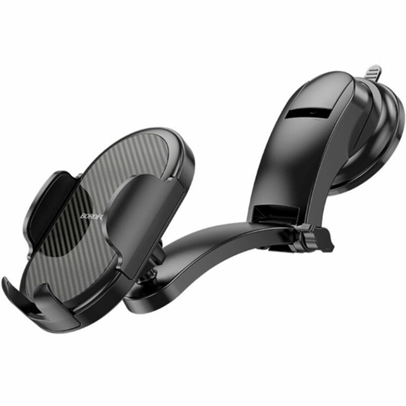 Тримач BOROFONE Charm press type center console car holder Black (BH73) Кріплення універсальне (скло/торпедо)